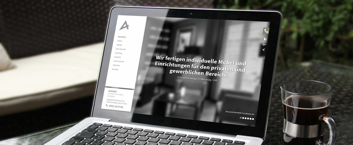 Schreinerei-Auinger-Header-Webdesign